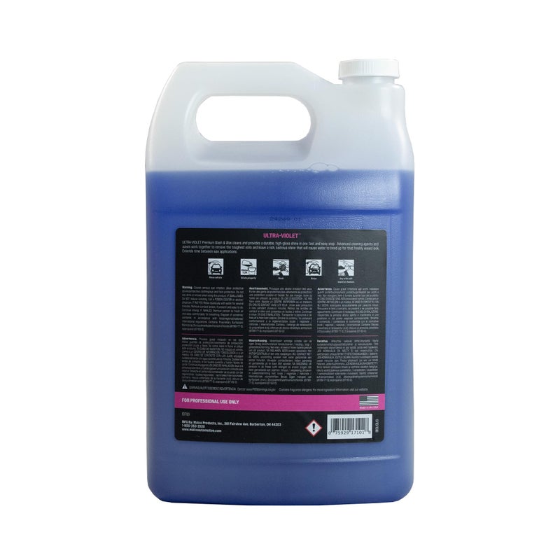 Malco Ultra Violet Premium Wash'n Wax â€“ Best 2-In-1 Car Wash and Wax/Cleans and Provides A Durable, High-Gloss Shine in One Fast and Easy Step / 1 Gallon (107101) - Image 2